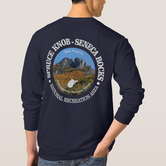 Camiseta Spruce Knob - Seneca Rocks ARN (Verso)