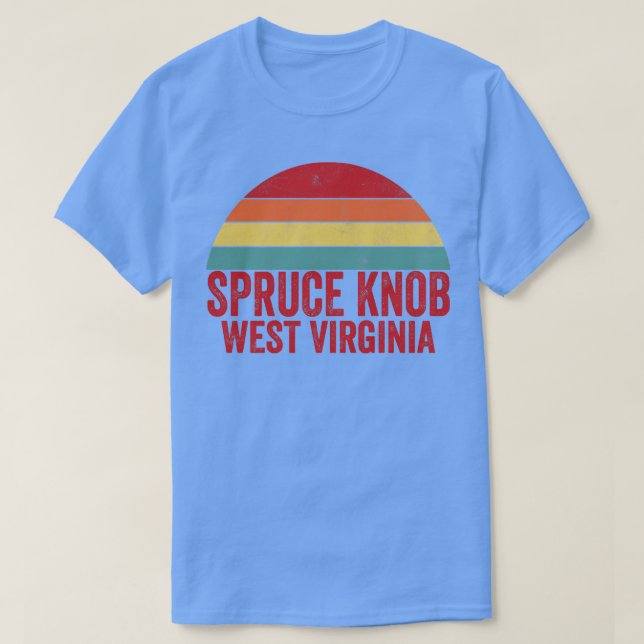 Camiseta Spruce Knob West Virginia (Frente do Design)