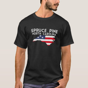 Camiseta Spruce Pine Norte Carolina Estados Unidos América
