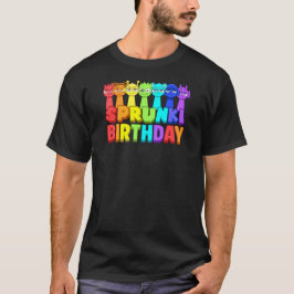 Camiseta Sprunki Happy Birthday