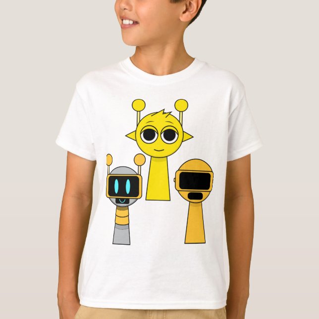Camiseta Sprunki - Simon Garnold Funbot (Frente)