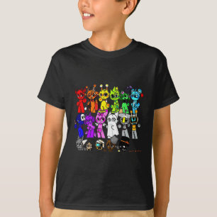 Camiseta Sprunky Happy Halloween Funbot Jevin Simon Pinki O