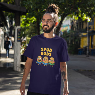Camiseta Spud Buds Potato Pals - Cute Cartoon Veggie Trio