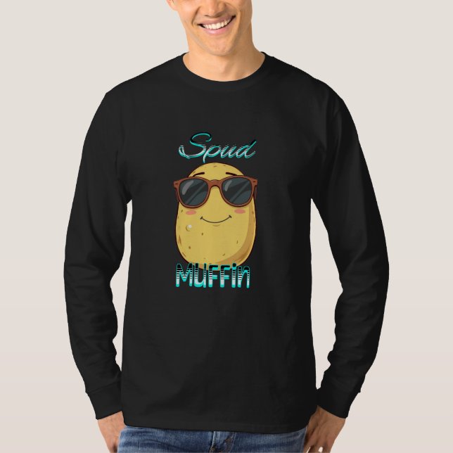 Camiseta Spud Muffin, Funny Potato Pun (Frente)