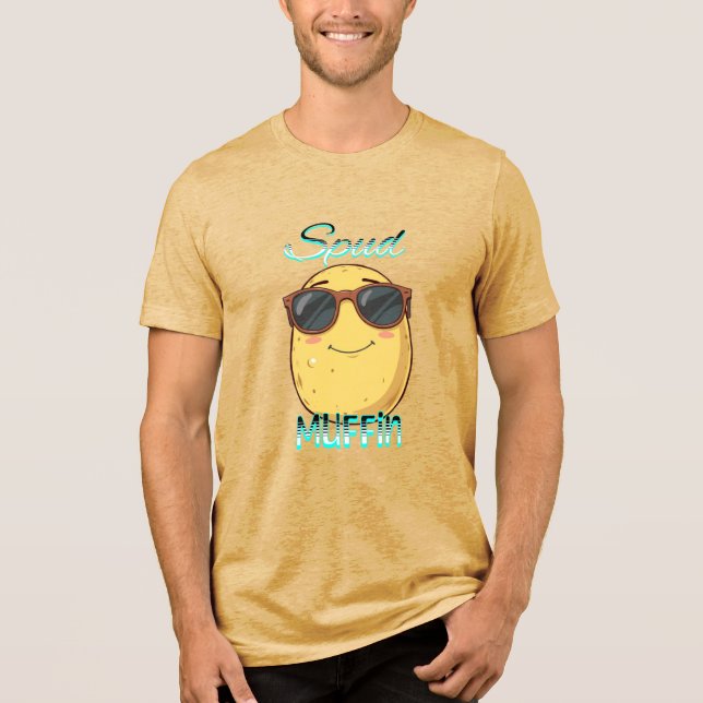 Camiseta Spud Muffin, Funny Potato Pun (Frente)