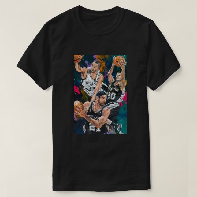 Camiseta Spurs grandes 3 (Frente do Design)