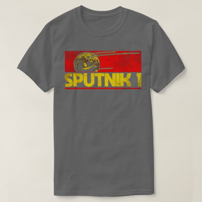 Camiseta Sputnik 1 Satélite 3 (Frente do Design)