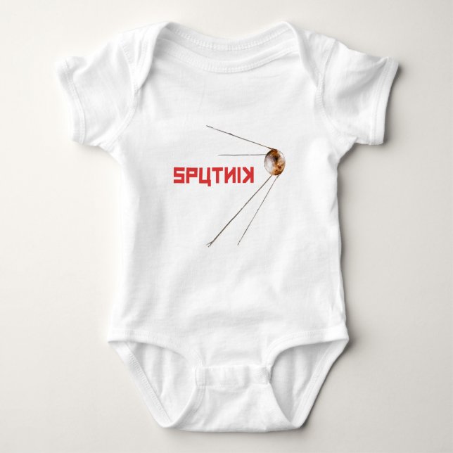 Camiseta SPUTNIK - espaço/russo/união/soviética (Frente)