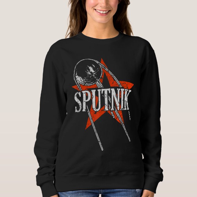 Camiseta Sputnik Satélite Spacecraft União Soviética Sp (Frente)