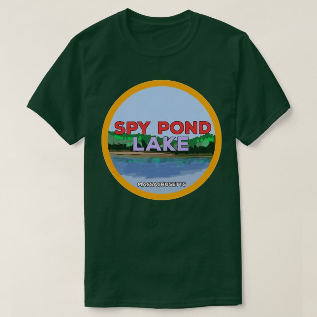 Camiseta Spy Pond Massachusetts (Frente do Design)