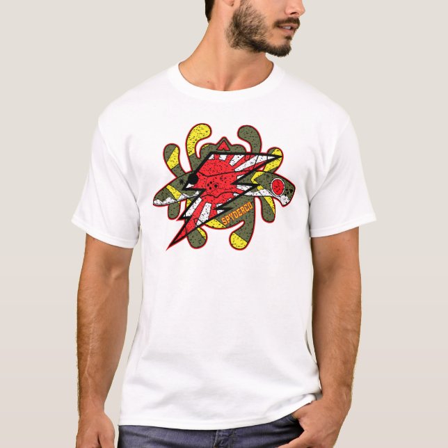 Camiseta Spyderco Knives Kamikaze Zero  (Frente)