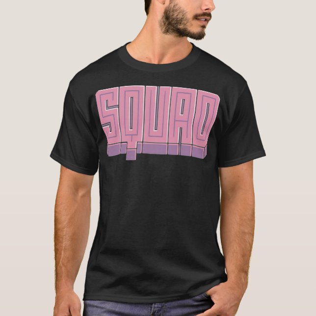 Camiseta SQUAD africa engraçado - (Frente)