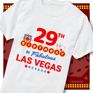 Camiseta Squad de Festa de Aniversário de 29 Anos Sinal de 