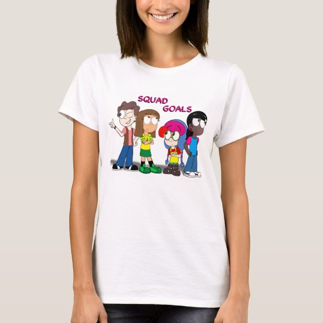 Camiseta Squad Goals Shirt (Women’s) (Frente)