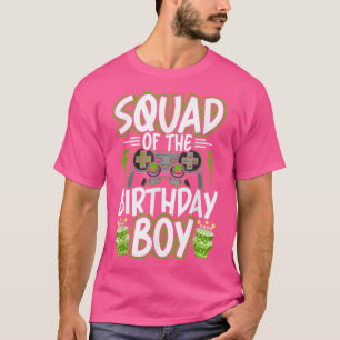 Camiseta Squad of the Birthday Boy Video Gamer Gaming