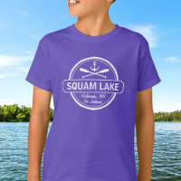 Squam Lake NH — cidade personalizada, nome e âncor