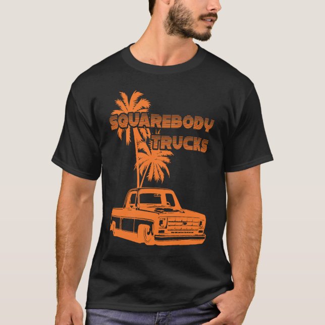 Camiseta Squarebody Truck dropped slammed Square Body Lowri (Frente)