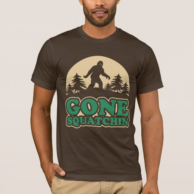 Camiseta Squatchin ido Bigfoot (Frente)