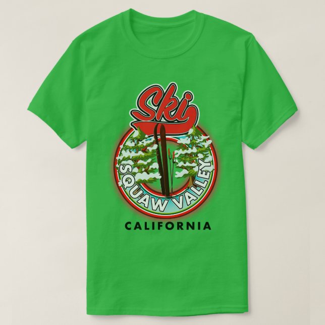 Camiseta Squaw Valley California (Frente do Design)