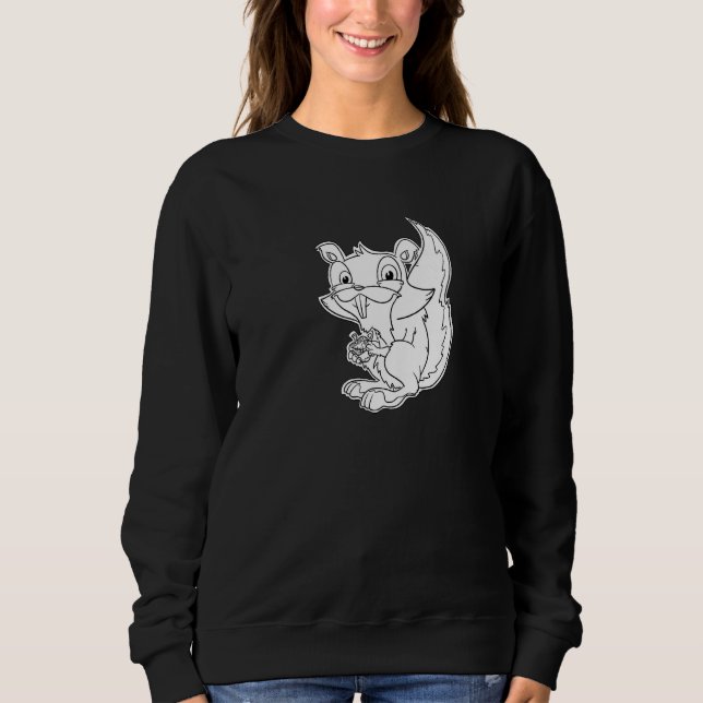 Camiseta Squeaky Squirrel - Furry Woodland Creatures Premiu (Frente)