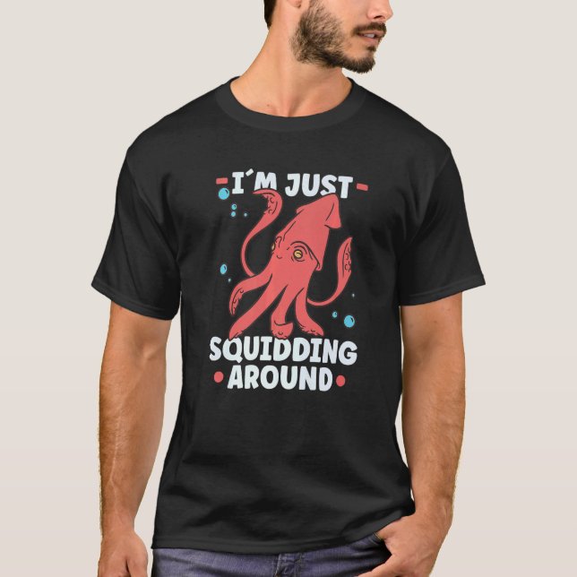 Camiseta Squid  Octopus  Squid Marine Biologist  5 (Frente)