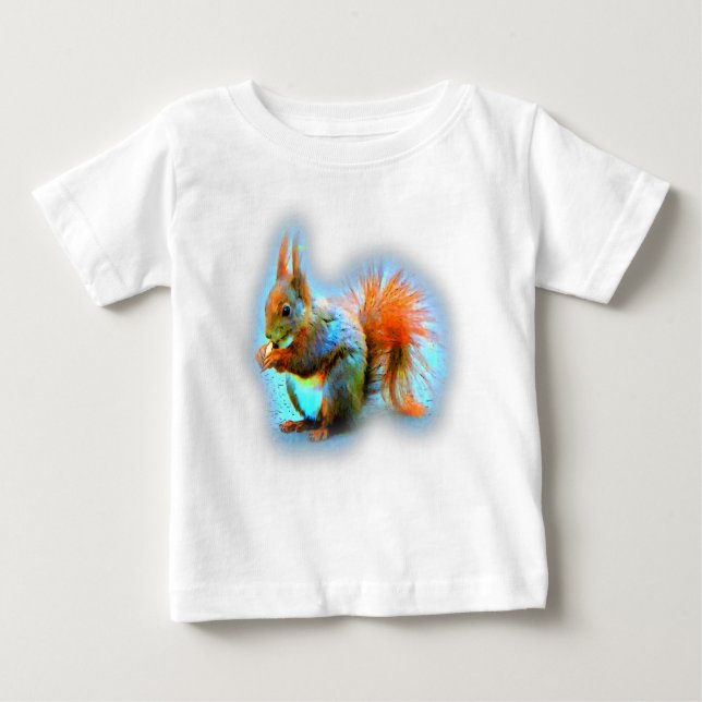 Camiseta Squirrel in modern style (Frente)