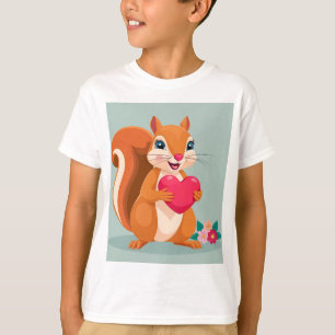 Camiseta Squirrel Love Nut para mamãe