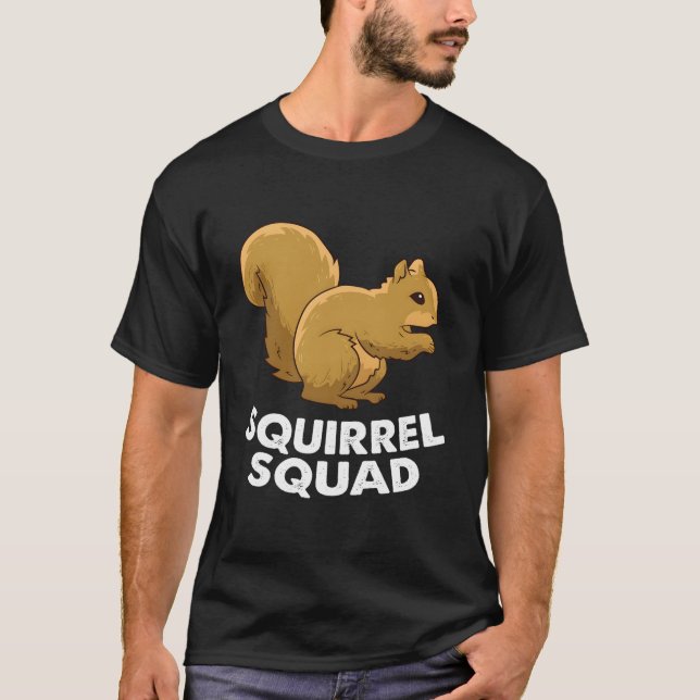 Camiseta Squirrel Squad Team Squirrel Squirrel (Frente)