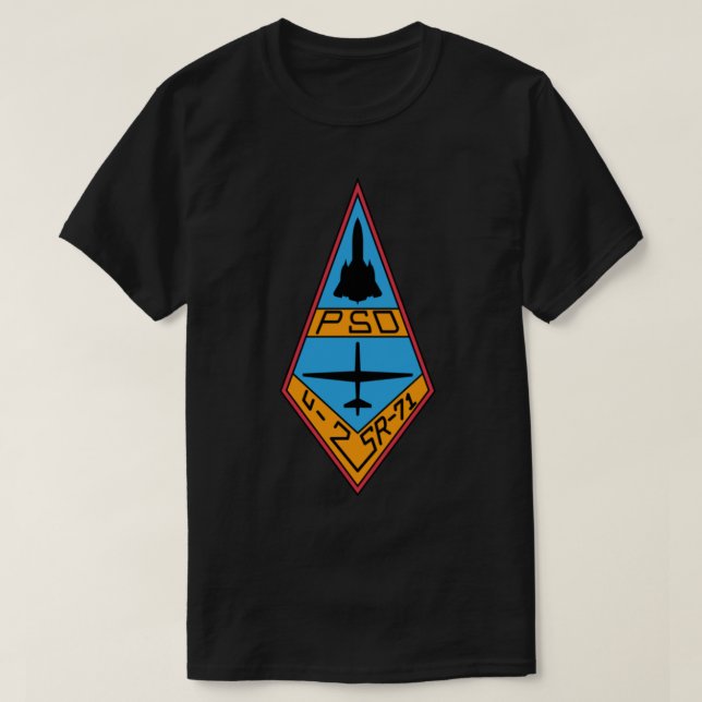 Camiseta SR-71 Blackbird Physiological Support Division Ins (Frente do Design)