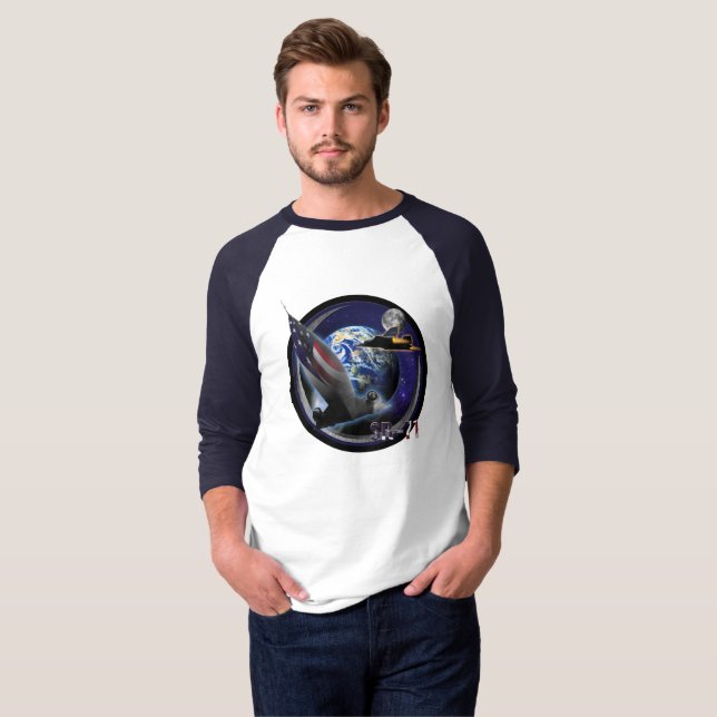 CAMISETA SR-71 PEDAÇOS ALTOS (Frente Completa)