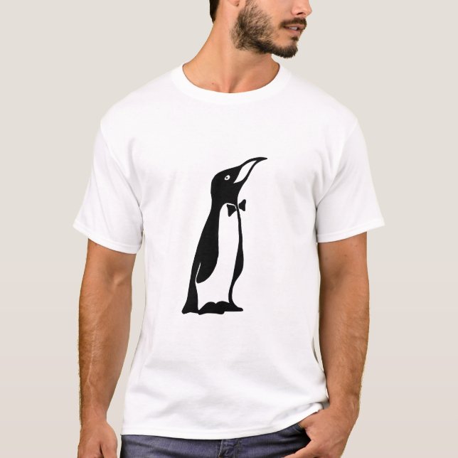 Camiseta Sr. arte do pinguim (Frente)