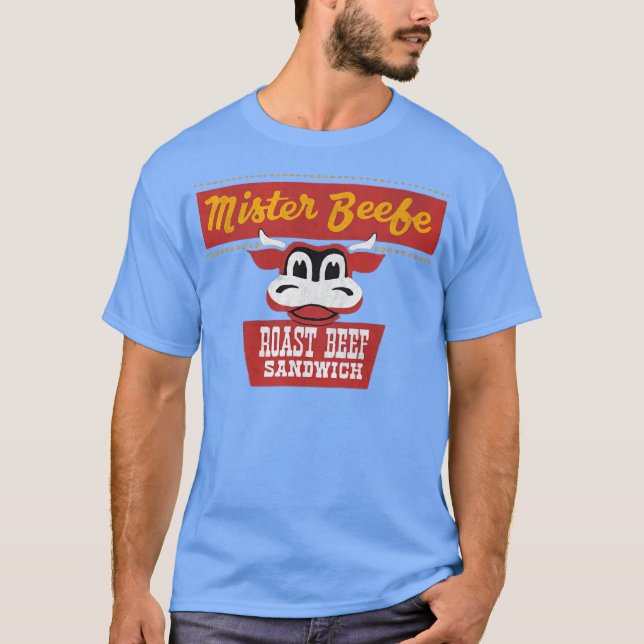 Camiseta Sr. Beefe - Restaurante de carne assada (Frente)