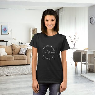 Camiseta Sr. Black White Newlyweds