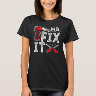 Camiseta Sr. Break, Sr. Fix, Pai e Filho Correspondendo ao