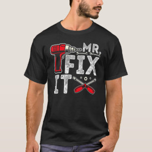 Camiseta Sr. Break, Sr. Fix, Pai e Filho Correspondendo ao