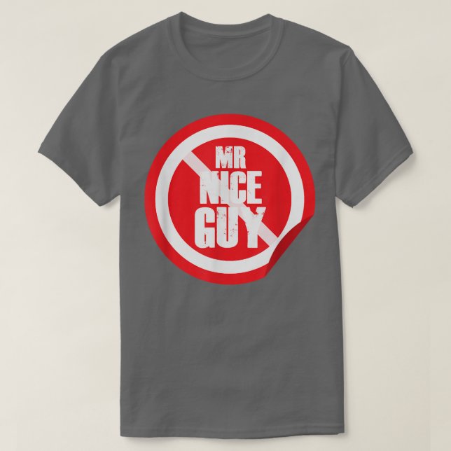 Camiseta Sr. Cara Belo Sinal de Tráfego Vermelho Engraçado  (Frente do Design)