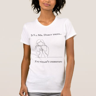 Camiseta Sr. Darcy T-shirt, fã de Jane Austen, presente eng
