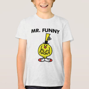 Camiseta Sr. de riso Engraçado Com Flor