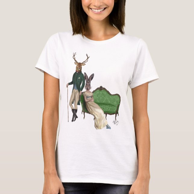 Camiseta Sr. Deer e Sra. Rabbit (Frente)