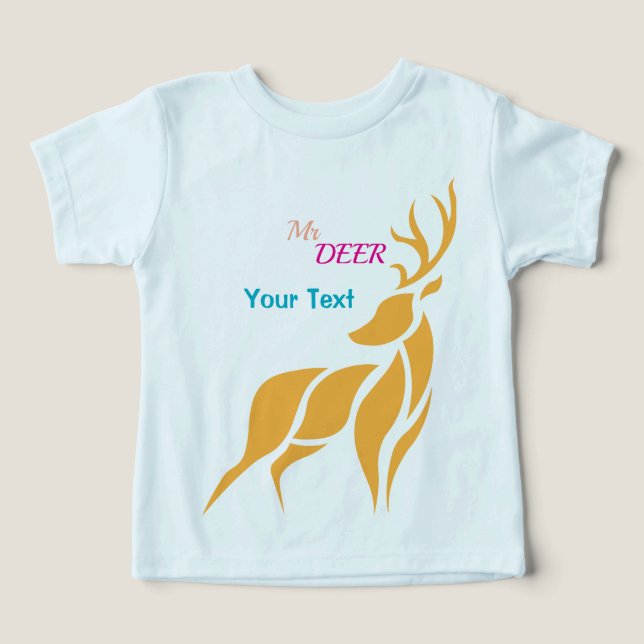 Camiseta Sr. Deer Gráfico – Estilo Rústico de Floresta (Design frontal)