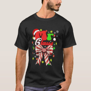 Camiseta Sr. e Sra. Claus Casais de Natal Arco Ca