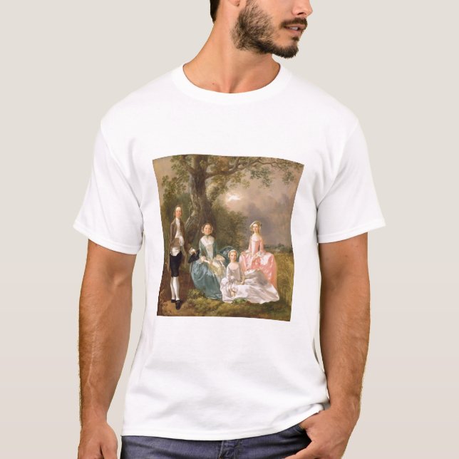 Camiseta Sr. e Sra. John Gravenor e suas filhas, Eliz (Frente)