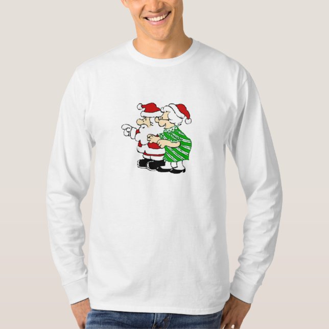 Camiseta Sr. e Sra. Papai Noel (Frente)