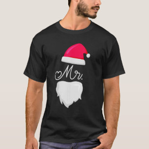 Camiseta Sr. e Sra. Papai Noel Casais de pijamas que combin