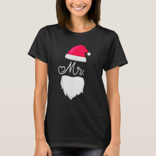 Camiseta Sr. e Sra. Papai Noel Casais de pijamas que combin