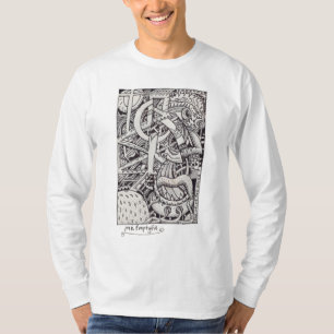 Camiseta Sr. Emptyful, desenho a tinta