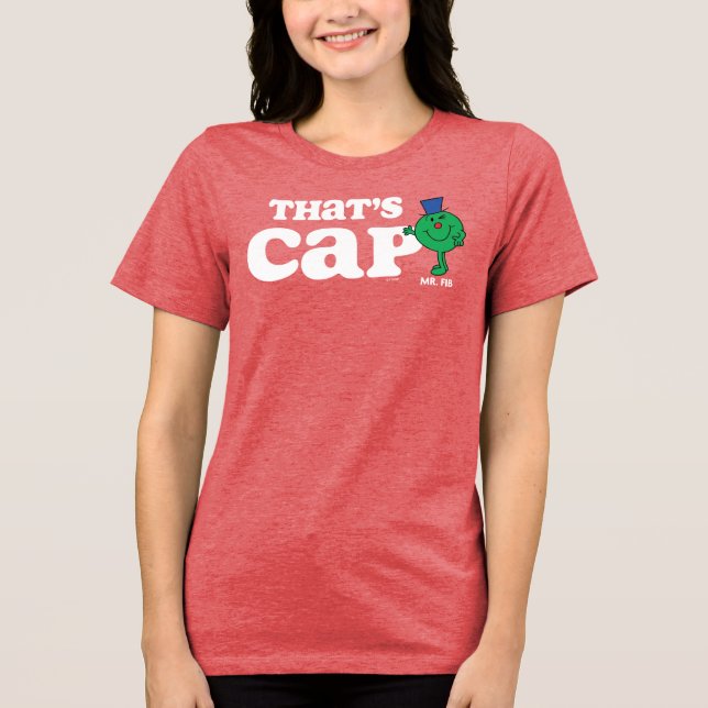 Camiseta Sr. Fib, isso é Boné (Frente)