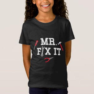 Camiseta Sr. Fix It Dia de os pais Ferramentas de Mão Pai