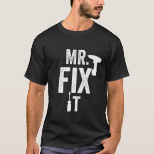 Camiseta Sr. Fix It Vintage T Shirt Dia de os pais Gift for