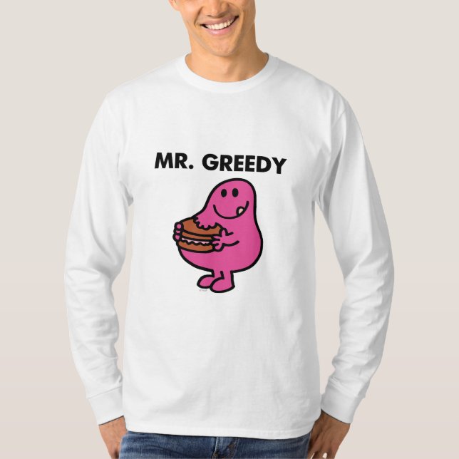 Camiseta Sr. Greedy Eating Cake (Frente)